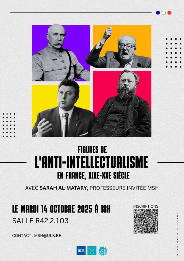 Conférence inaugurale 2025  Figures de  l'anti intellectualisme  en France, XIXe XXe siècle (1)