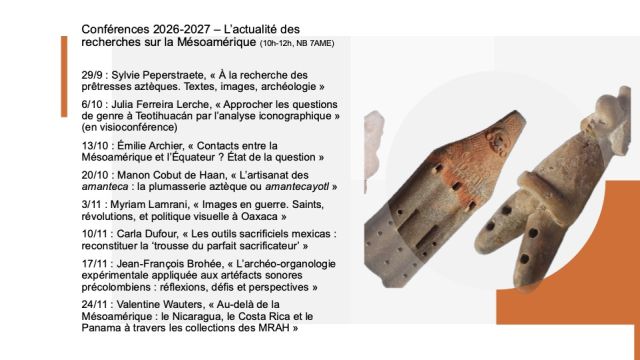 Affiche conférences 2026 2027