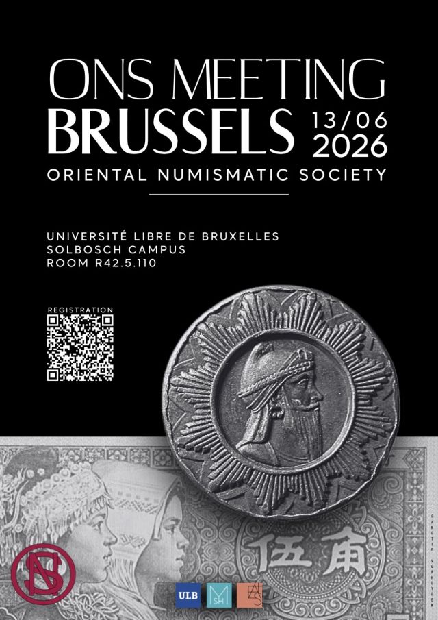 ORIENTAL NUMISMATIC SOCIETY EASt