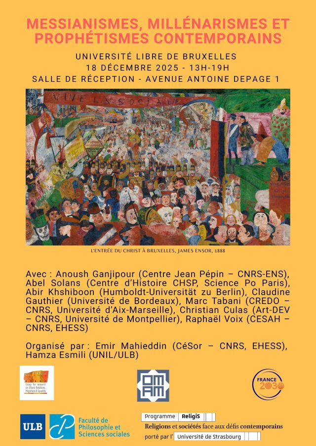MSH OMAM AFFICHE Messianismes, millénarismes et prophétismes contemporains   18 décembre 2025 (1)