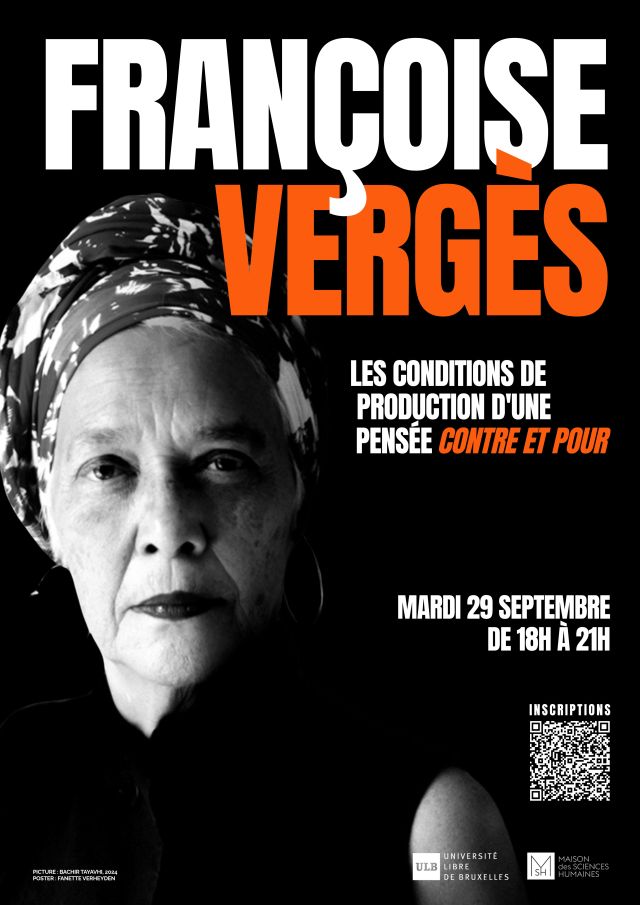 Affiche conférence Les conditions de production d'une pensée contre et pour