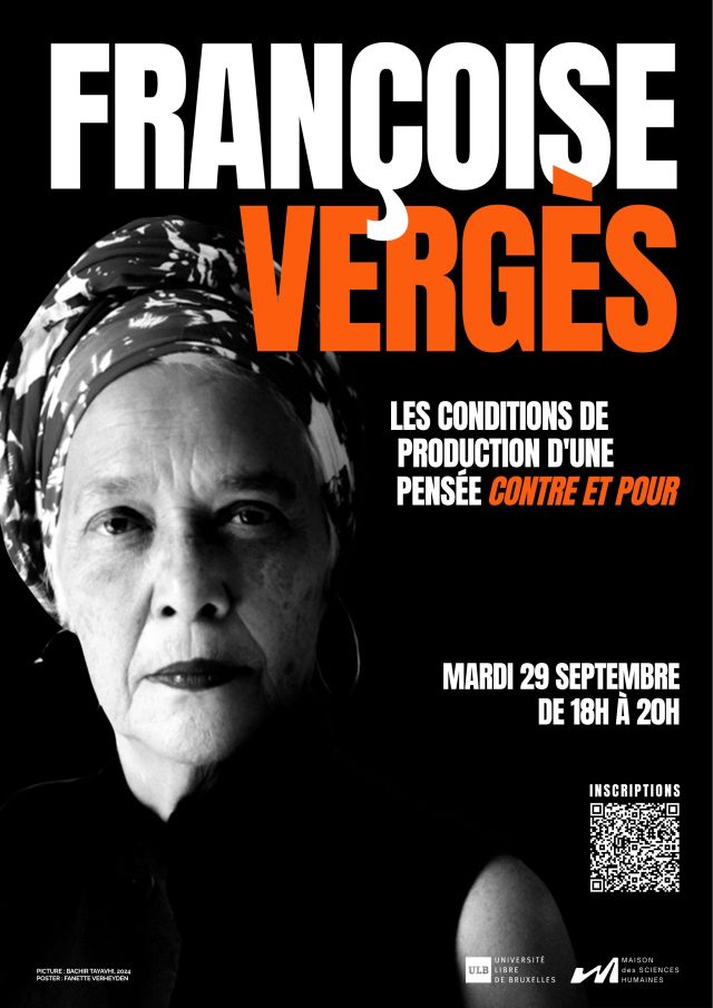 Affiche conférence Les conditions de production d'une pensée contre et pour