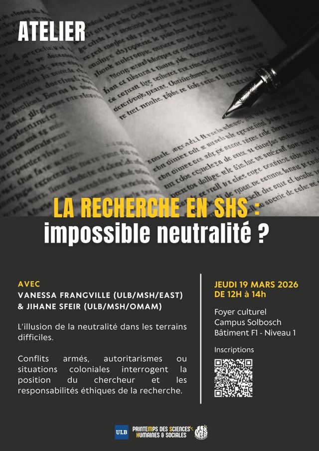 La recherche en SHS   Affiche