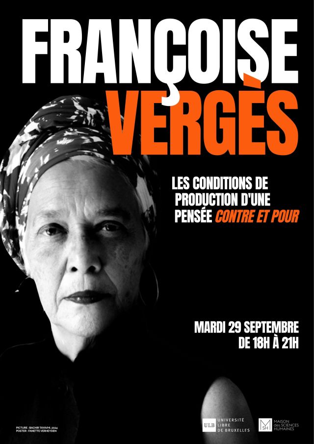 Affiche conférence Les conditions de production d'une pensée contre et pour