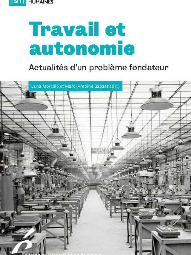 Collection MSH couverture Travail et autonomie